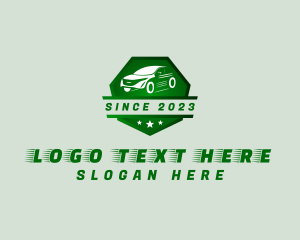 Car Dealer - Race Transport Vehicle logo design