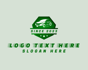 Racer - Race Transport Vehicle logo design