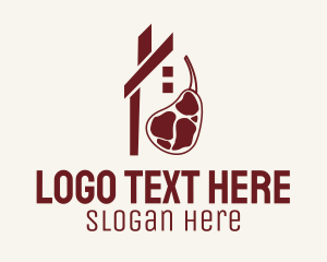 Sirloin - Meat Butcher House logo design