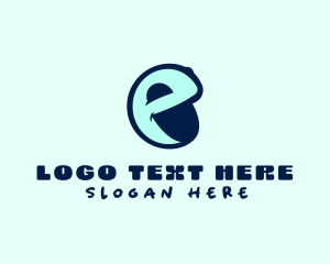 Expert - Face Emoji Letter E logo design