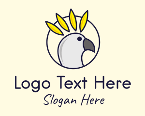 Galah - Wild Cockatoo Bird logo design