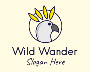 Wild Cockatoo Bird logo design