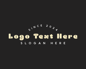 Brand - Quirky Retro Brand logo design