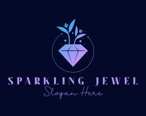 Crystal Daimond Gem logo design