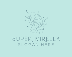 Jewelry - Elegant Crystal Leaves logo design