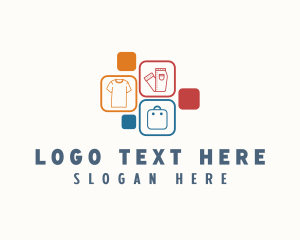 Garment - Tshirt Pants Bag Ecommerce logo design