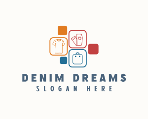 Jeans - Tshirt Pants Bag Ecommerce logo design