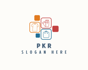 Shirt Pants Bag Clothing logo design