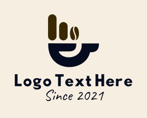 Coffee Cup Hand logo design