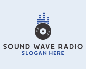 Radio Station - DJ Equalizer Record logo design