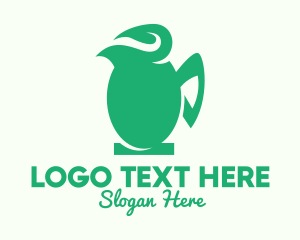 Bio - Green Herbal Pitcher logo design