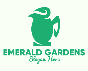 Green Herbal Pitcher logo design