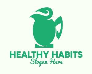 Green Herbal Pitcher logo design