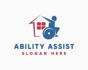 Handicap - Wheelchair Therapy Shelter logo design