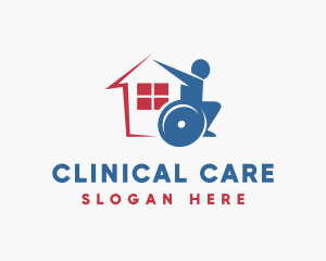 Wheelchair Therapy Shelter logo design