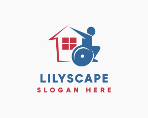 People - Wheelchair Therapy Shelter logo design