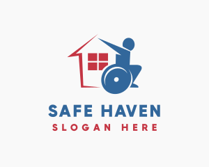 Wheelchair Therapy Shelter logo design