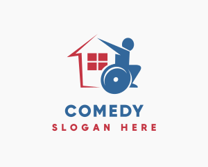 Rehabilitation - Wheelchair Therapy Shelter logo design