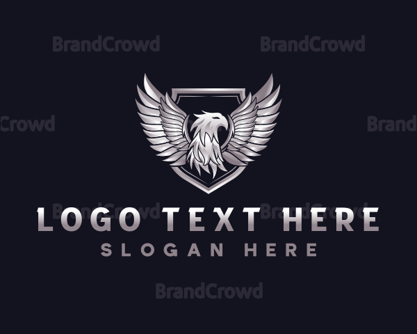 Premium Shield Eagle Logo