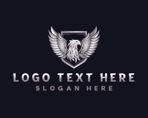 Hawk - Premium Shield Eagle logo design