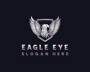 Premium Shield Eagle logo design