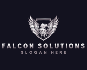 Premium Shield Eagle logo design