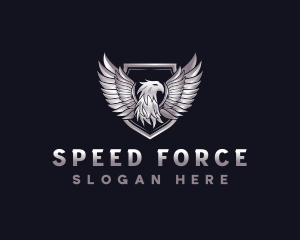 Premium Shield Eagle logo design