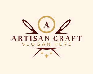 Artisan Sewing Needle logo design