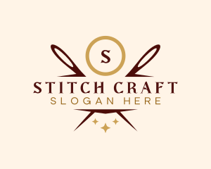 Sew - Artisan Sewing Needle logo design