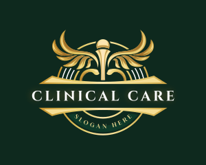 Caduceus Pharmacist Medicine logo design