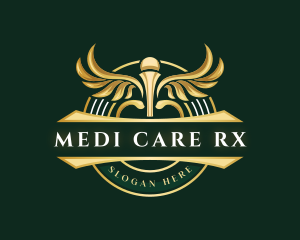 Pharmacist - Caduceus Pharmacist Medicine logo design