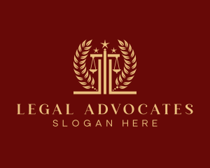 Judiciary Prosecutor Courthouse logo design