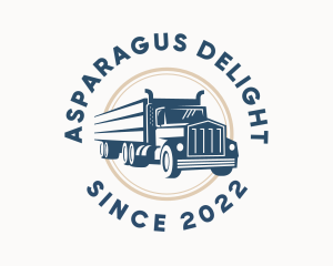 Logistics Haulage Truck logo design