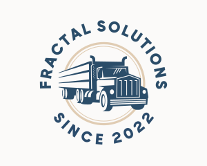 Logistics Haulage Truck logo design