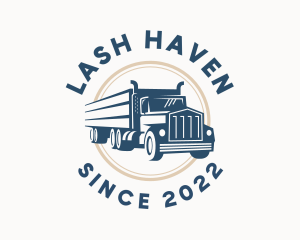 Logistics Haulage Truck logo design