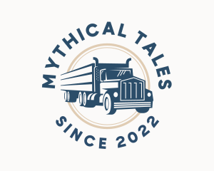 Logistics Haulage Truck logo design