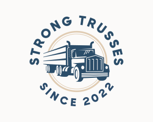 Logistics Haulage Truck logo design