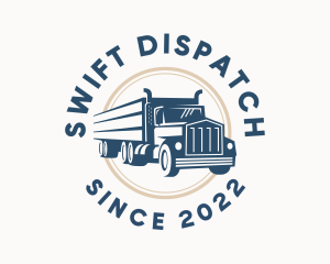 Dispatch - Logistics Haulage Truck logo design