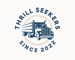 Logistics Haulage Truck logo design