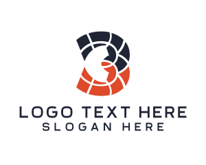 Monogram - Mosaic Monogram Letter CB logo design