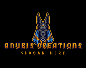 Death God Anubis logo design