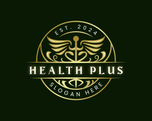 Hospital Caduceus Health logo design