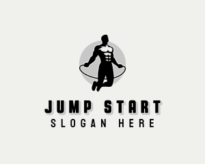 Jump Rope Fitness logo design