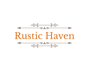 Rustic Antique Ornament logo design