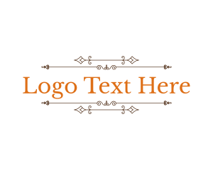 Rustic Antique Ornament Logo