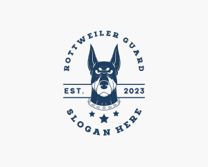 Doberman Dog Kennel logo design