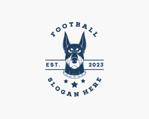 Veterinary - Doberman Dog Kennel logo design