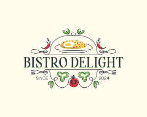 Gourmet Restaurant Cuisine logo design