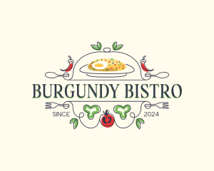 Gourmet Restaurant Cuisine logo design