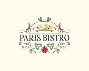 Gourmet Restaurant Cuisine logo design